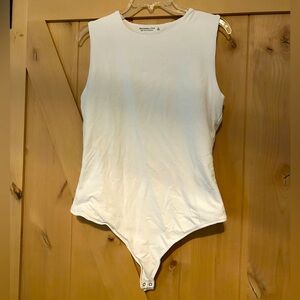 Abercrombie & Fitch white tank body suit